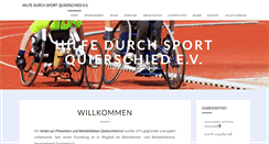 Desktop Screenshot of hilfedurchsport.de