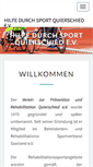 Mobile Screenshot of hilfedurchsport.de
