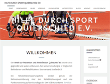 Tablet Screenshot of hilfedurchsport.de